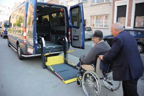 Antwerpse taxi's toegankelijk voor mensen met handicap