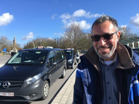 Mohammed, taxichauffeur in Brugge